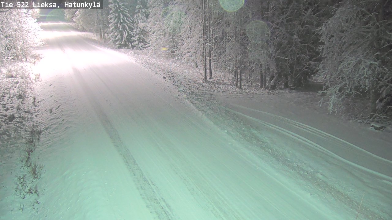 Weather Camera Image Väg 522 Lieksa, Hatunkylä, Lieksa, Pohjois-Karjala