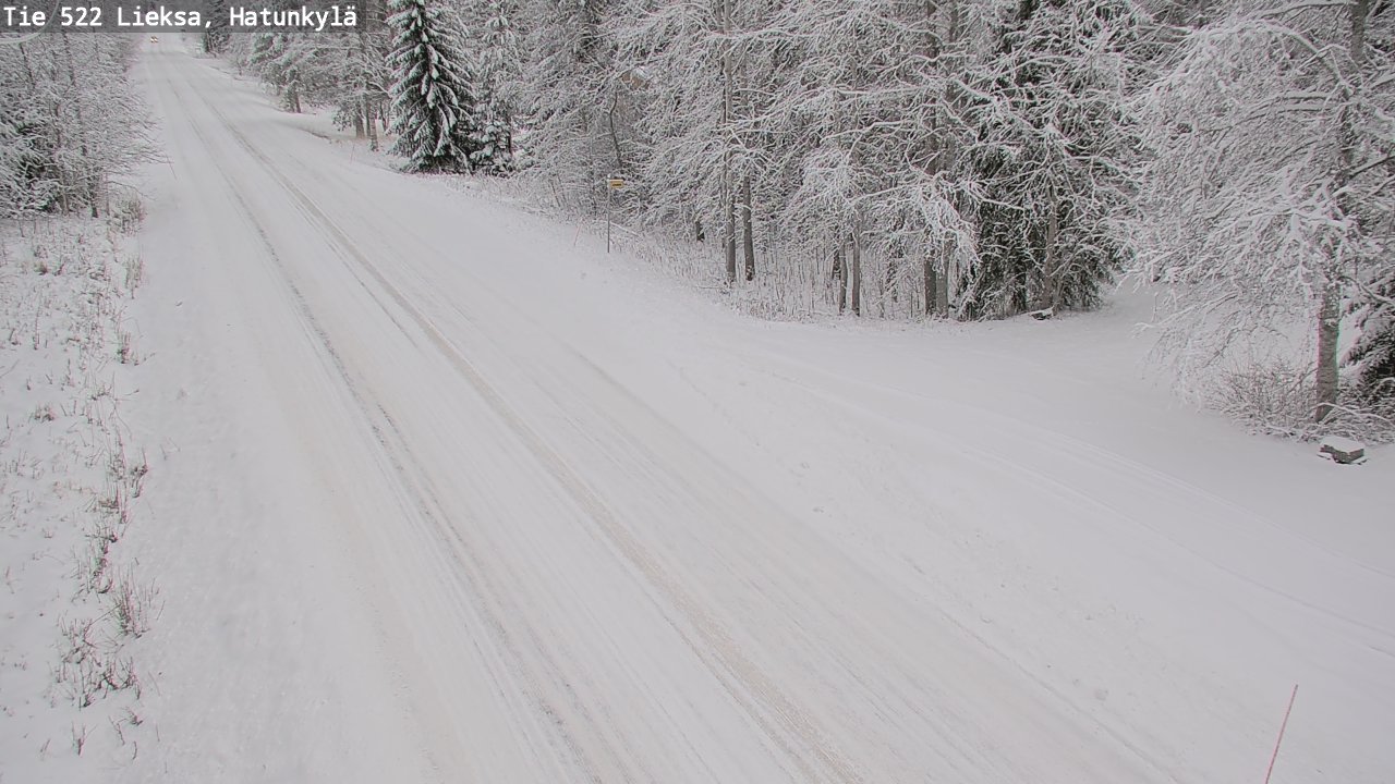 Weather Camera Image Väg 522 Lieksa, Hatunkylä, Lieksa, Pohjois-Karjala