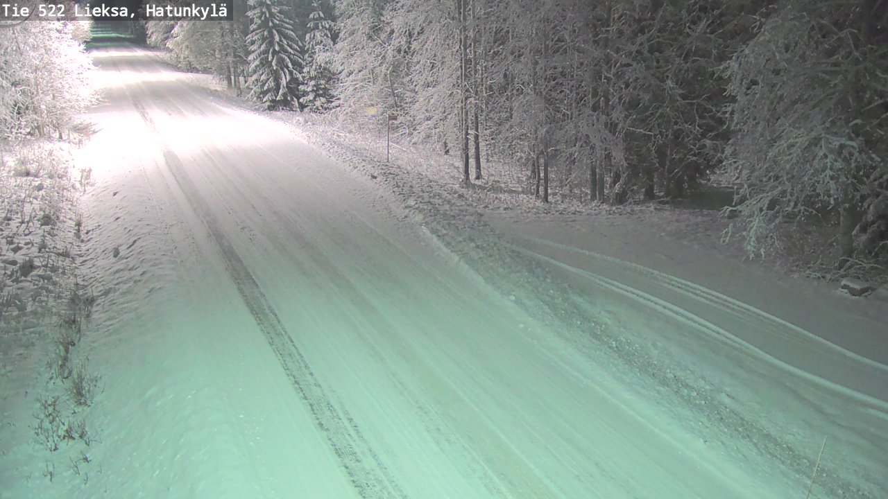 Weather Camera Image Väg 522 Lieksa, Hatunkylä, Lieksa, Pohjois-Karjala
