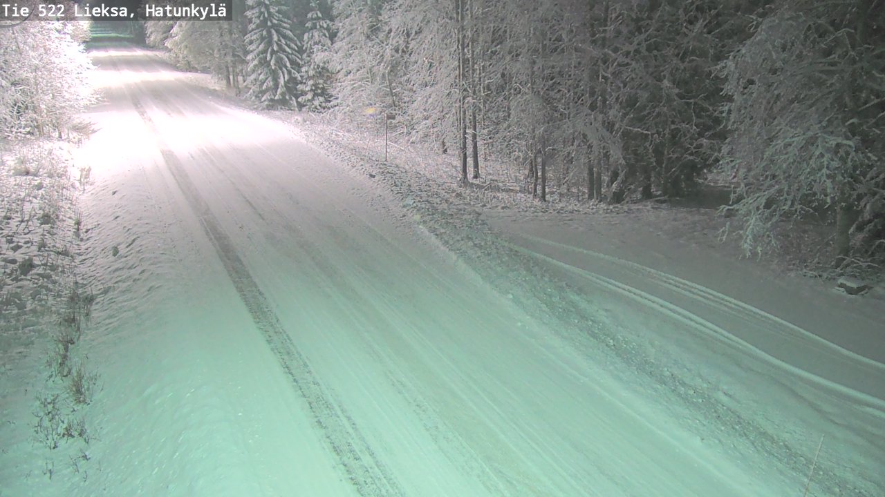 Weather Camera Image Väg 522 Lieksa, Hatunkylä, Lieksa, Pohjois-Karjala
