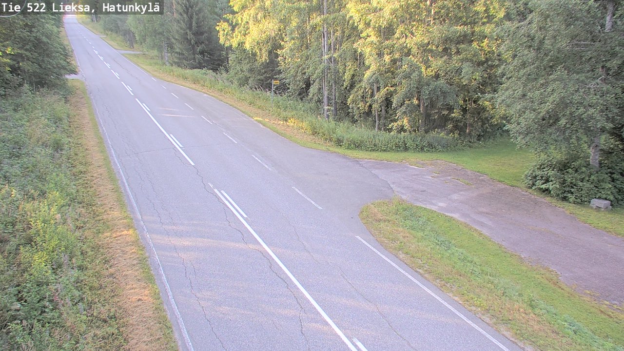 Weather Camera Image Väg 522 Lieksa, Hatunkylä, Lieksa, Pohjois-Karjala