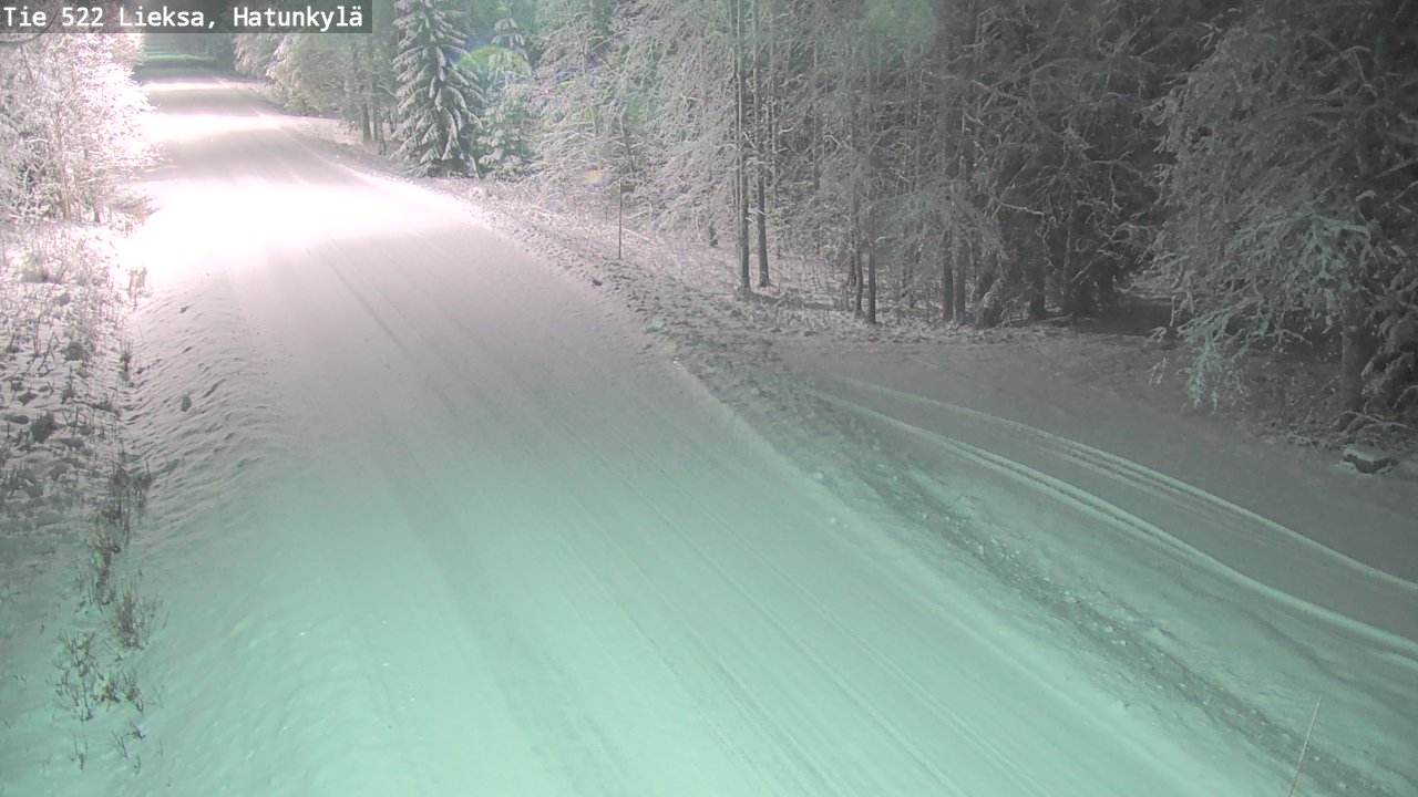 Weather Camera Image Väg 522 Lieksa, Hatunkylä, Lieksa, Pohjois-Karjala