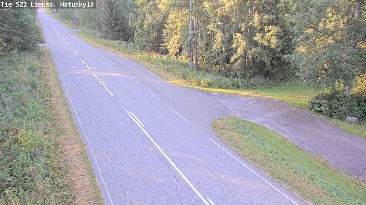 Weather Camera Image Väg 522 Lieksa, Hatunkylä, Lieksa, Pohjois-Karjala