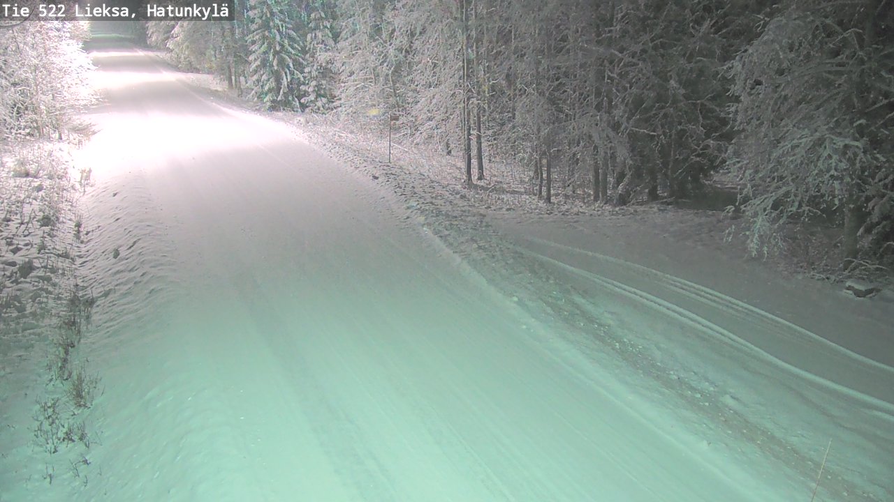 Weather Camera Image Väg 522 Lieksa, Hatunkylä, Lieksa, Pohjois-Karjala