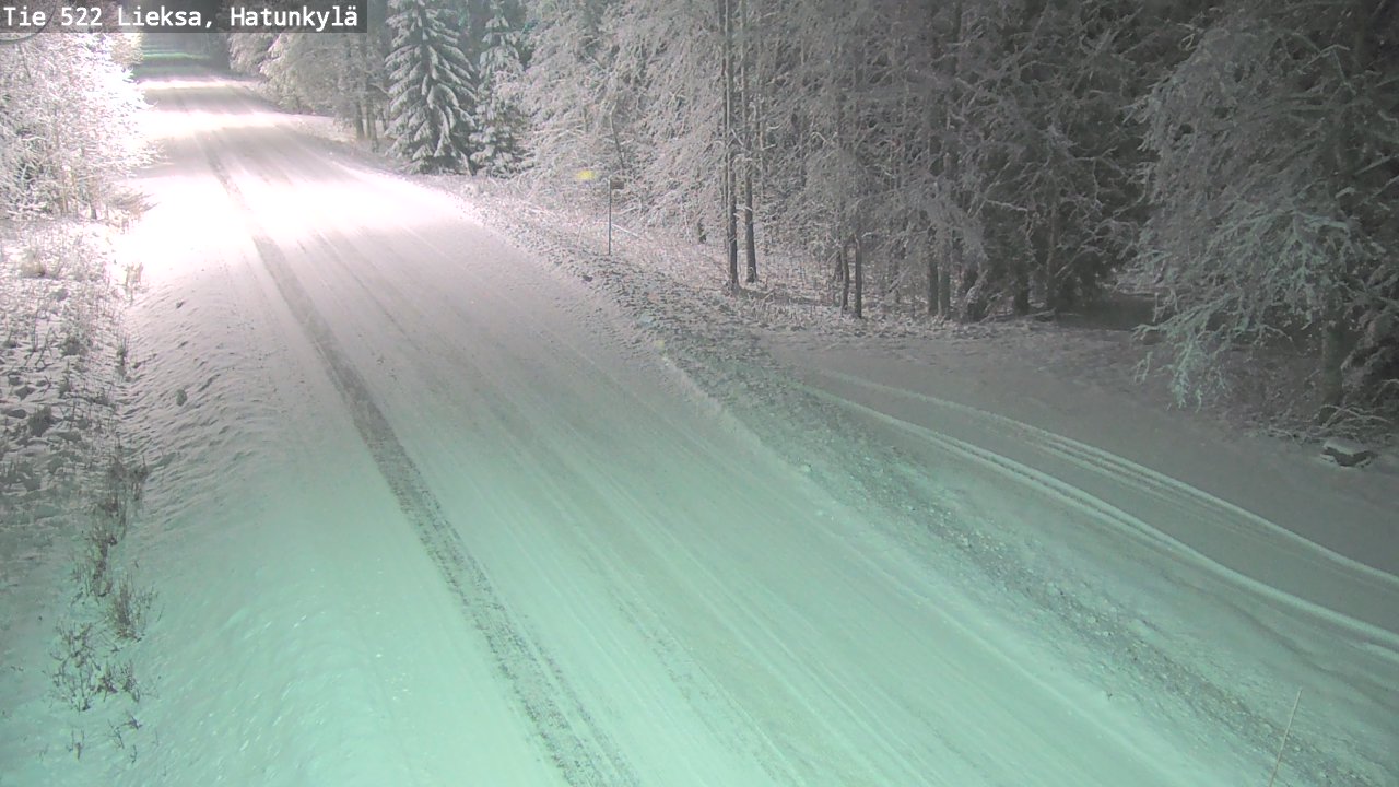 Weather Camera Image Väg 522 Lieksa, Hatunkylä, Lieksa, Pohjois-Karjala