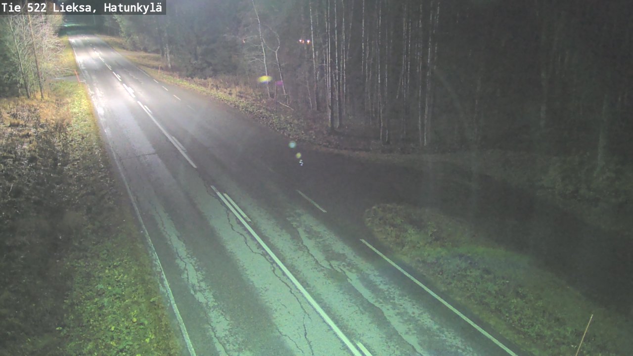 Weather Camera Image Väg 522 Lieksa, Hatunkylä, Lieksa, Pohjois-Karjala
