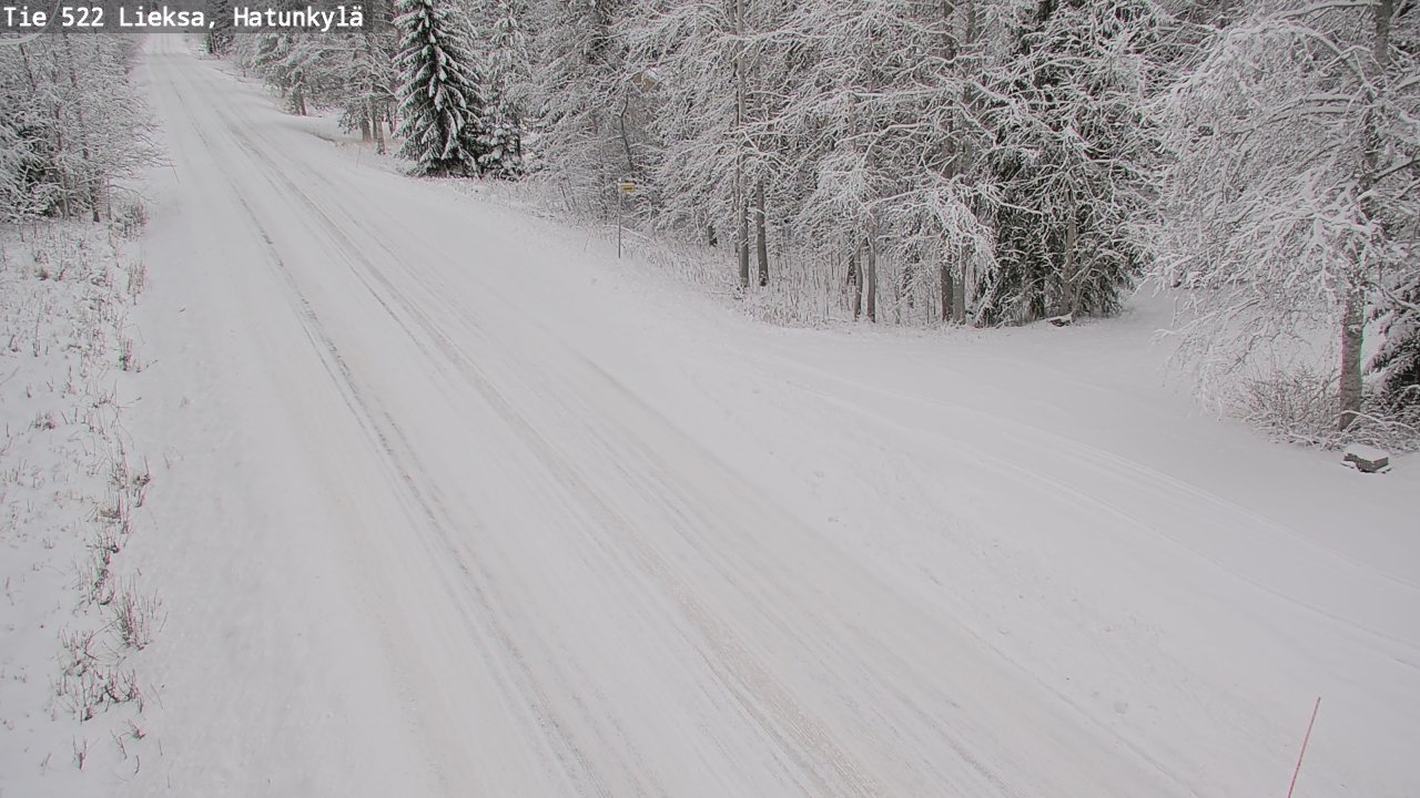Weather Camera Image Väg 522 Lieksa, Hatunkylä, Lieksa, Pohjois-Karjala