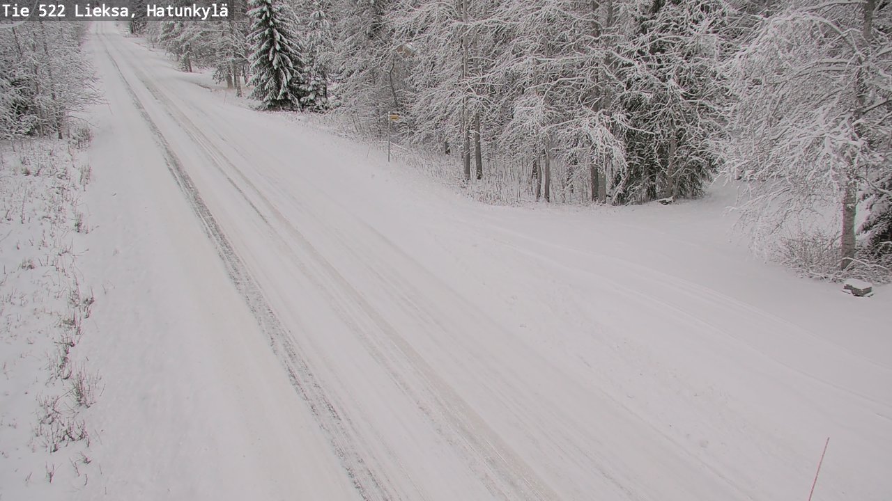 Weather Camera Image Väg 522 Lieksa, Hatunkylä, Lieksa, Pohjois-Karjala