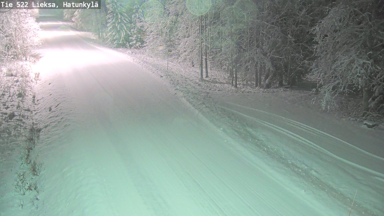 Weather Camera Image Väg 522 Lieksa, Hatunkylä, Lieksa, Pohjois-Karjala