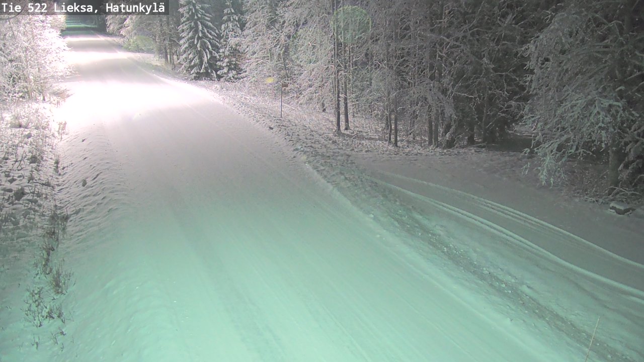 Weather Camera Image Väg 522 Lieksa, Hatunkylä, Lieksa, Pohjois-Karjala