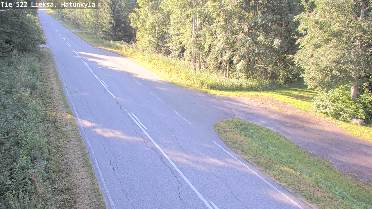Weather Camera Image Väg 522 Lieksa, Hatunkylä, Lieksa, Pohjois-Karjala
