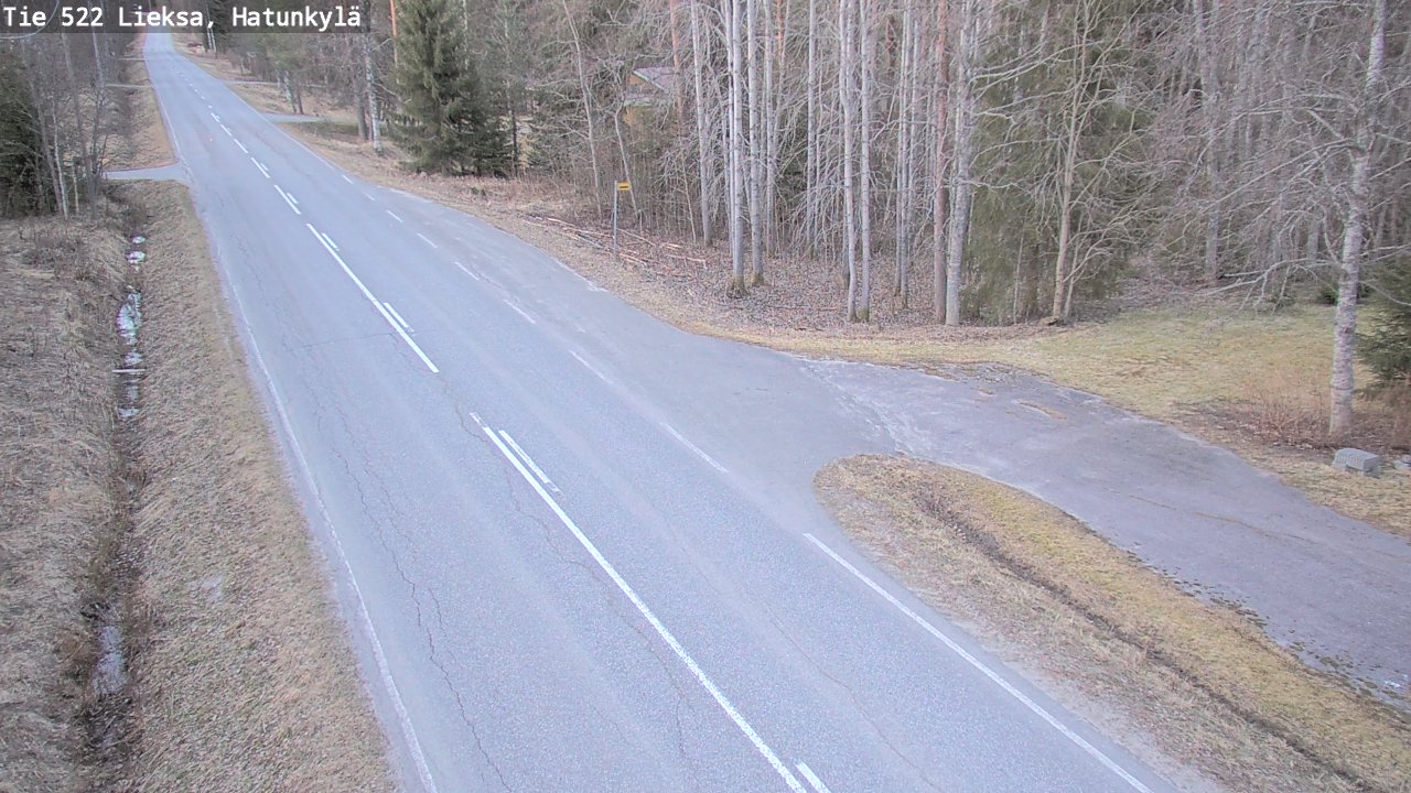 Weather Camera Image Väg 522 Lieksa, Hatunkylä, Lieksa, Pohjois-Karjala