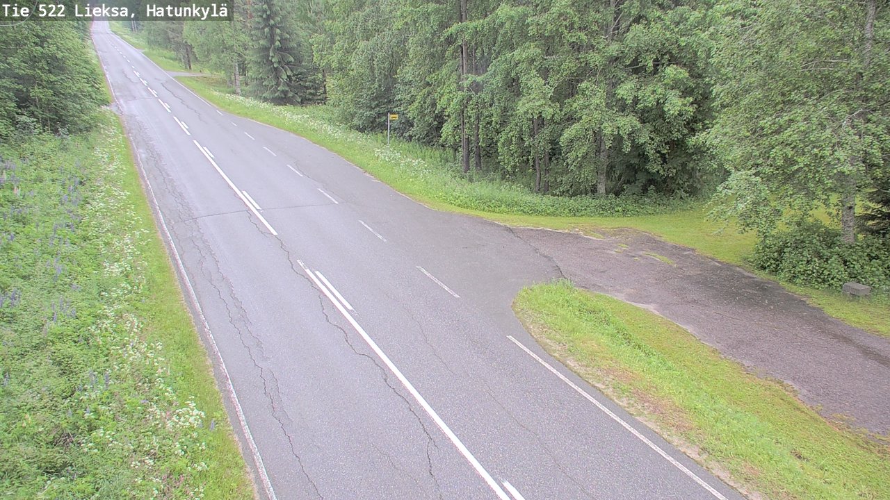 Weather Camera Image Väg 522 Lieksa, Hatunkylä, Lieksa, Pohjois-Karjala