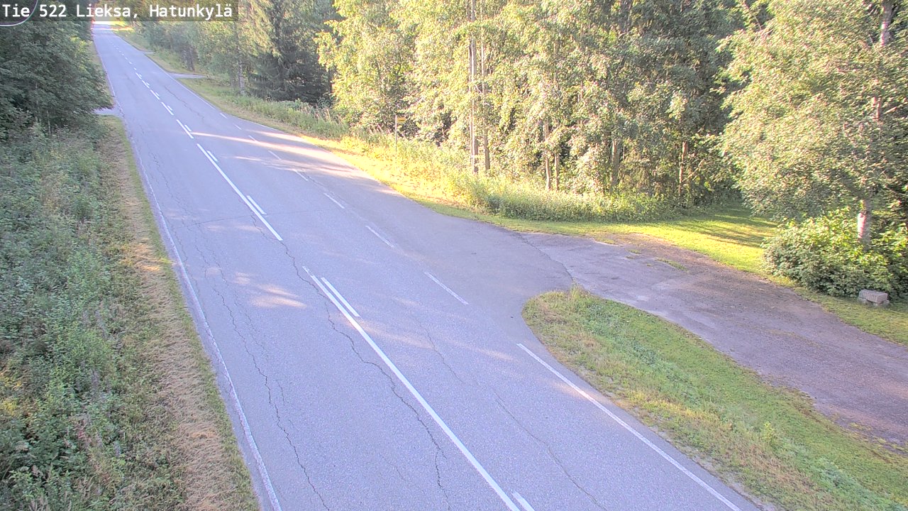 Weather Camera Image Väg 522 Lieksa, Hatunkylä, Lieksa, Pohjois-Karjala