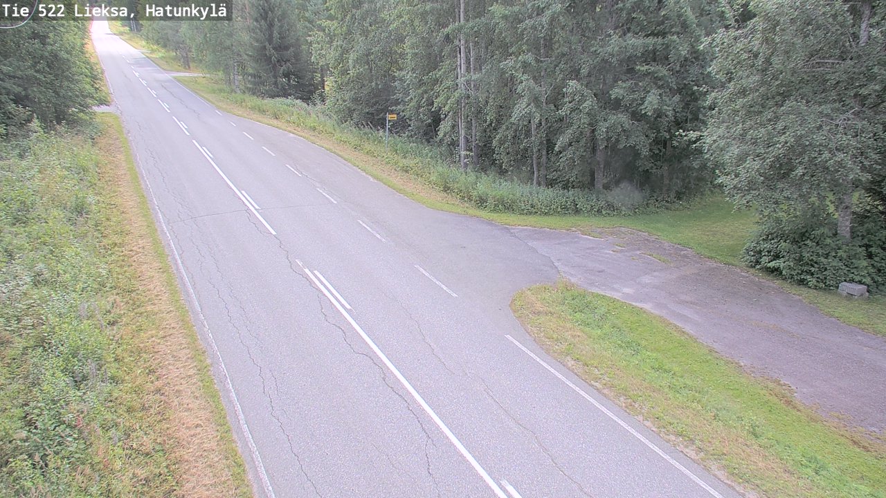 Weather Camera Image Road 522 Lieksa, Hatunkylä, Lieksa, Pohjois-Karjala