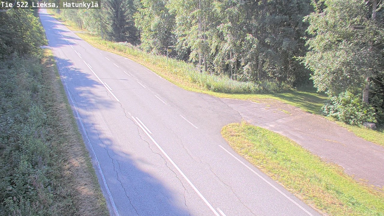 Weather Camera Image Road 522 Lieksa, Hatunkylä, Lieksa, Pohjois-Karjala