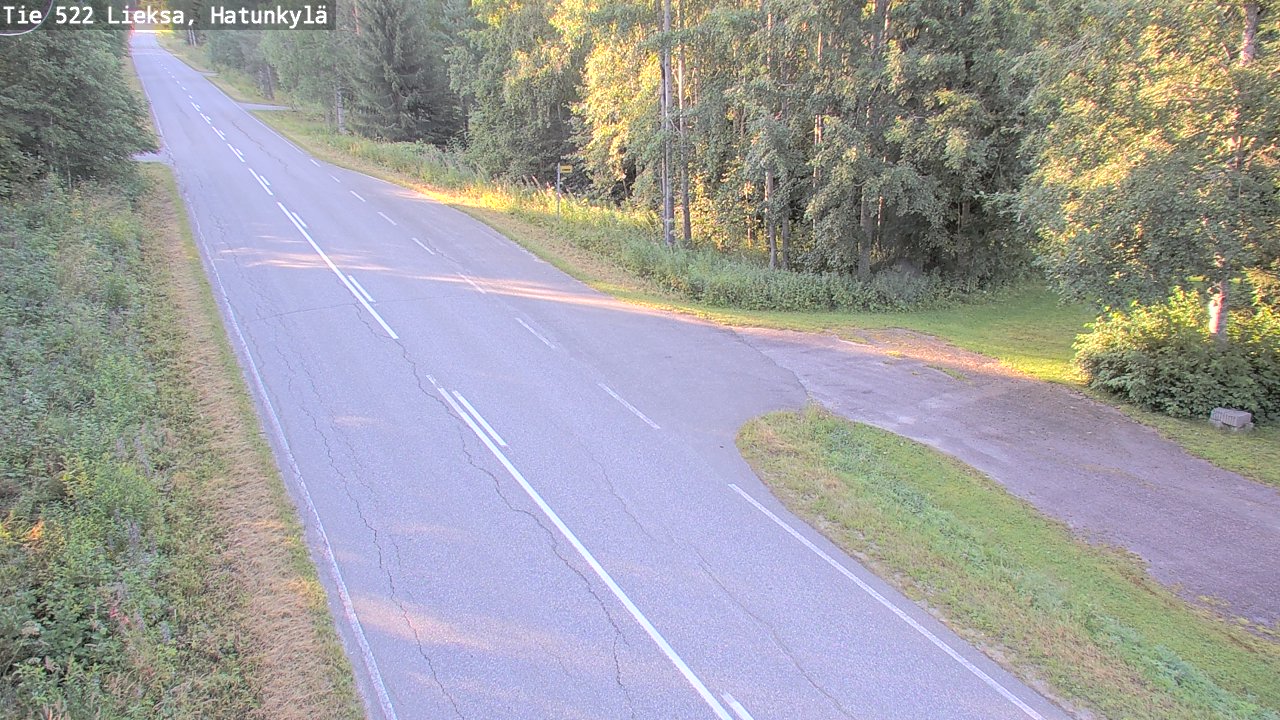 Weather Camera Image Väg 522 Lieksa, Hatunkylä, Lieksa, Pohjois-Karjala