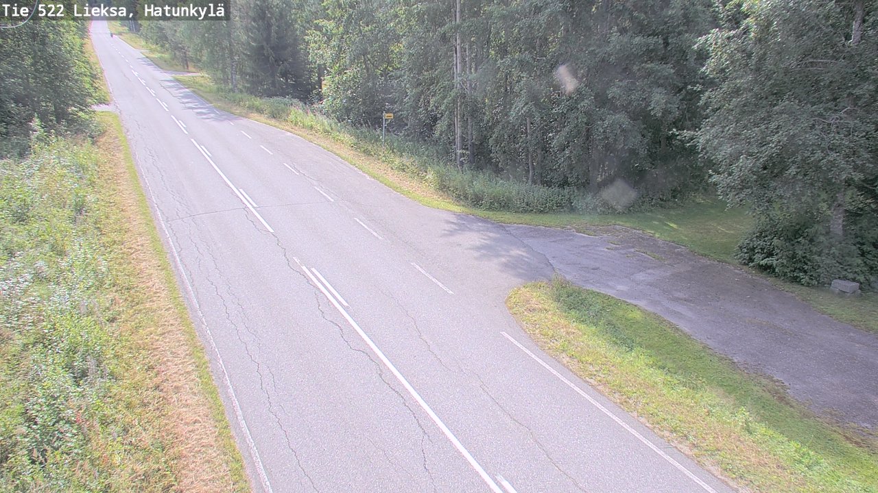Weather Camera Image Road 522 Lieksa, Hatunkylä, Lieksa, Pohjois-Karjala