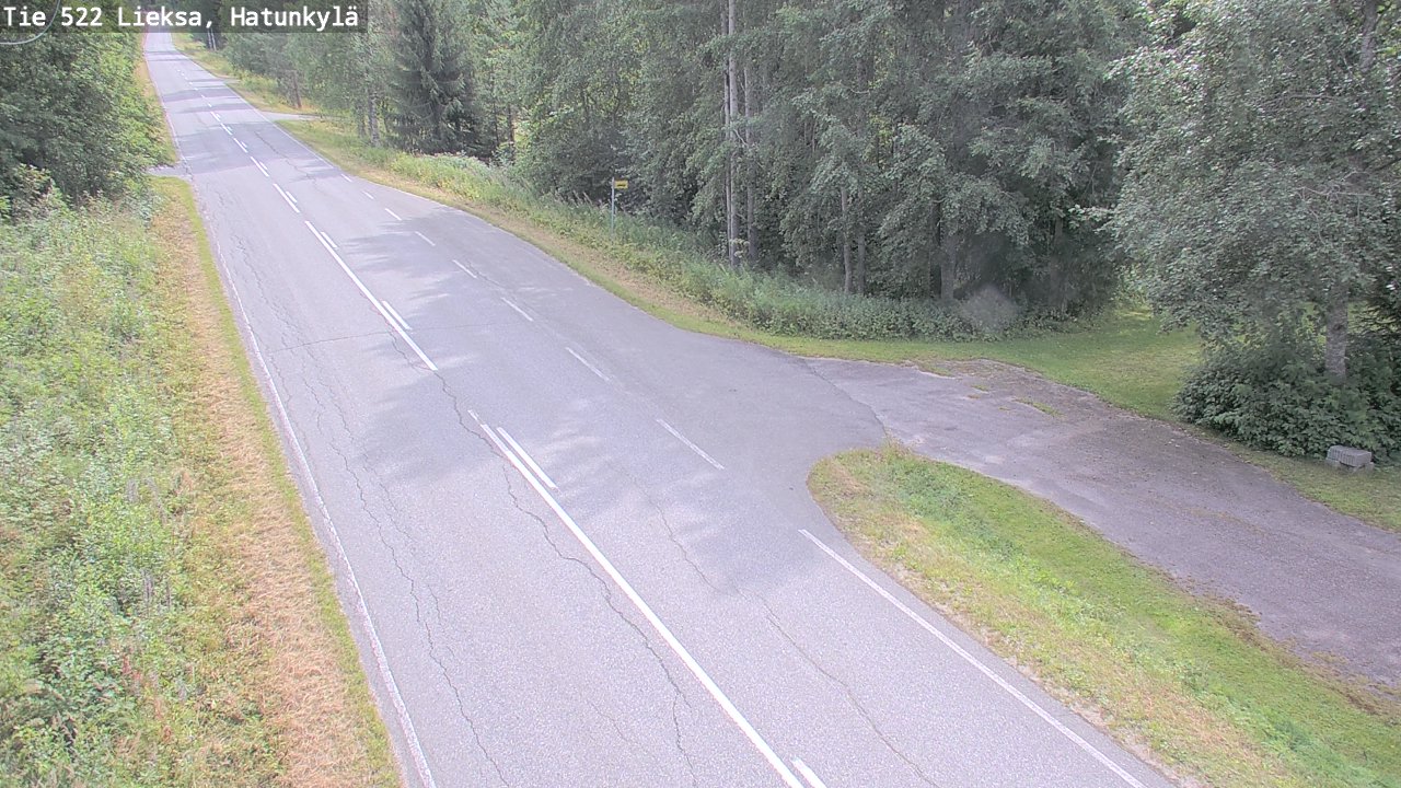 Weather Camera Image Road 522 Lieksa, Hatunkylä, Lieksa, Pohjois-Karjala