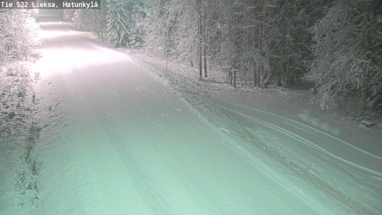 Weather Camera Image Väg 522 Lieksa, Hatunkylä, Lieksa, Pohjois-Karjala