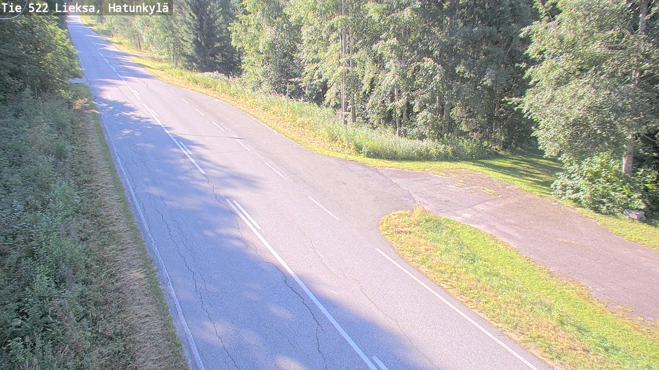 Weather Camera Image Road 522 Lieksa, Hatunkylä, Lieksa, Pohjois-Karjala