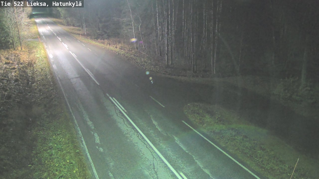 Weather Camera Image Väg 522 Lieksa, Hatunkylä, Lieksa, Pohjois-Karjala