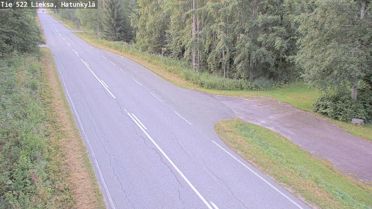 Weather Camera Image Väg 522 Lieksa, Hatunkylä, Lieksa, Pohjois-Karjala