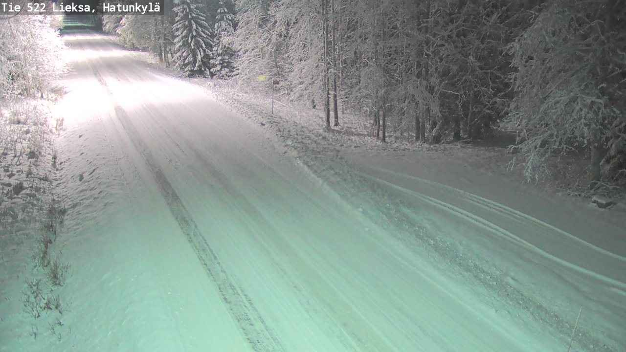 Weather Camera Image Väg 522 Lieksa, Hatunkylä, Lieksa, Pohjois-Karjala