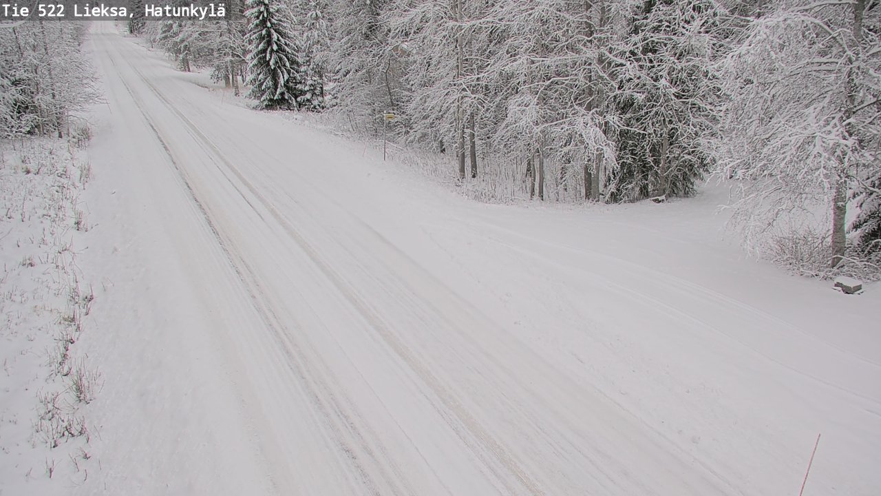 Weather Camera Image Väg 522 Lieksa, Hatunkylä, Lieksa, Pohjois-Karjala