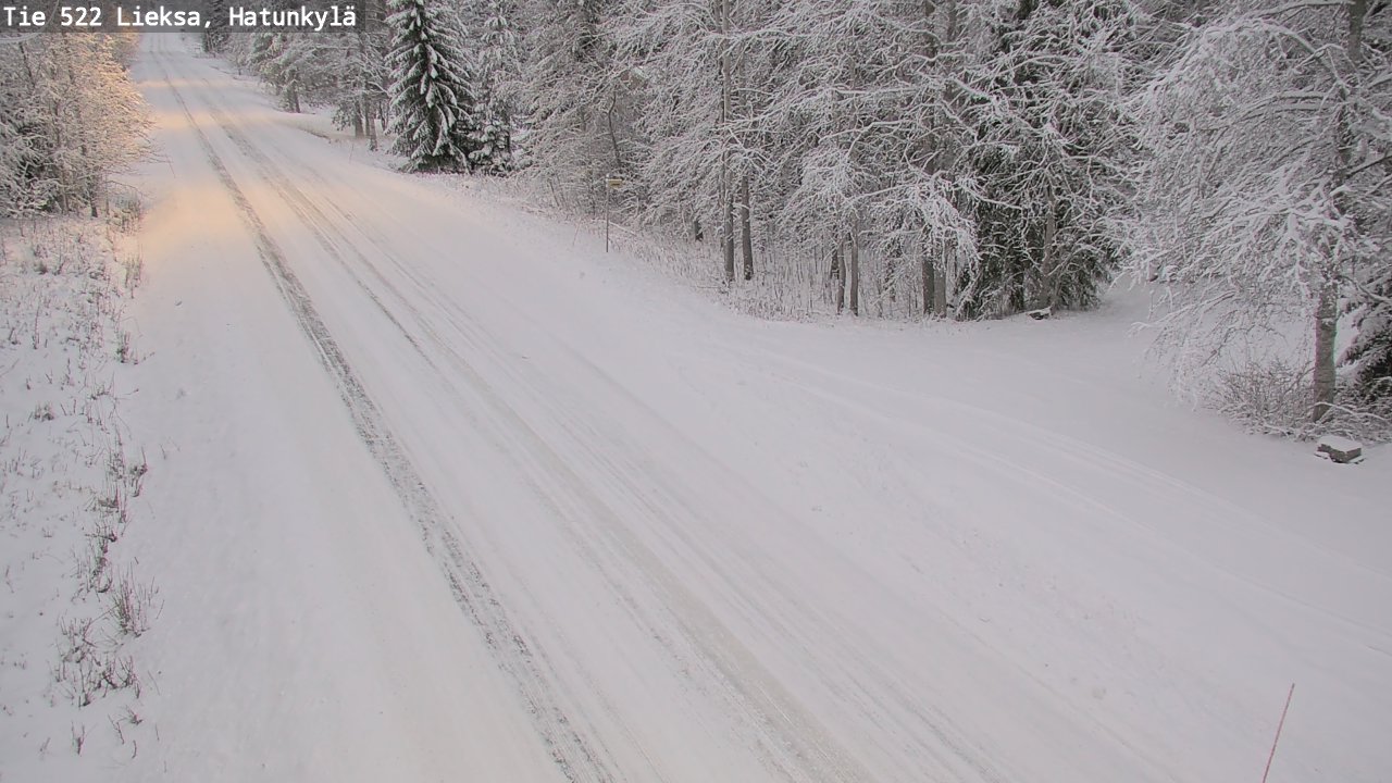 Weather Camera Image Väg 522 Lieksa, Hatunkylä, Lieksa, Pohjois-Karjala