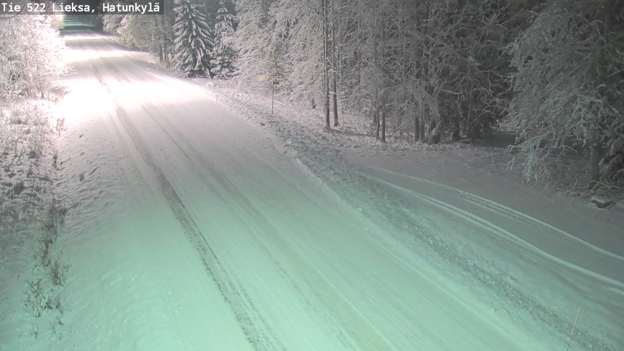 Weather Camera Image Väg 522 Lieksa, Hatunkylä, Lieksa, Pohjois-Karjala