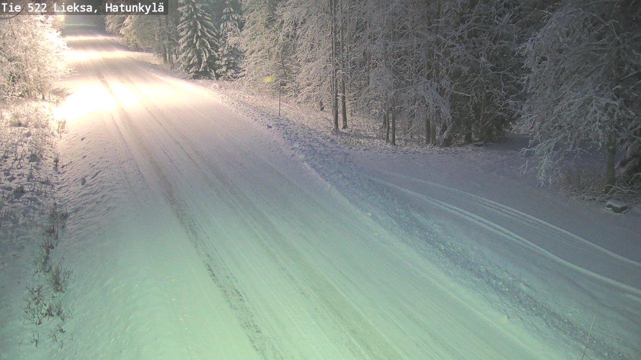 Weather Camera Image Väg 522 Lieksa, Hatunkylä, Lieksa, Pohjois-Karjala