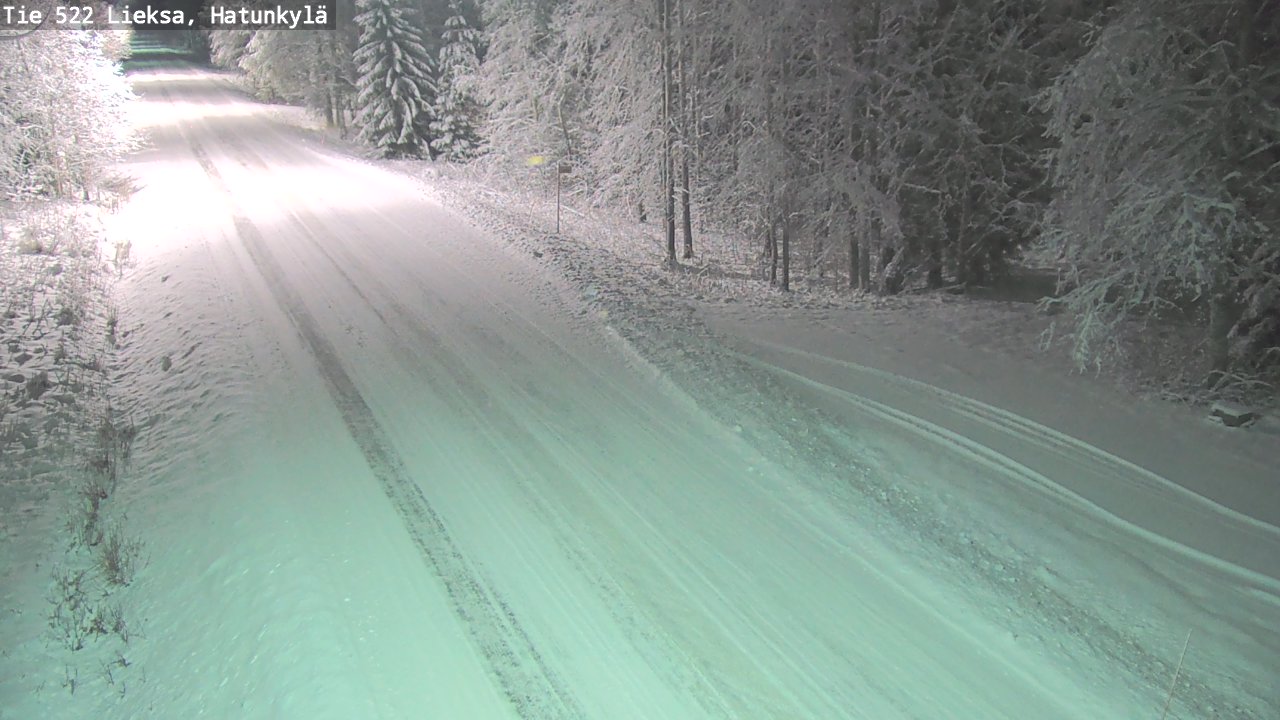 Weather Camera Image Väg 522 Lieksa, Hatunkylä, Lieksa, Pohjois-Karjala