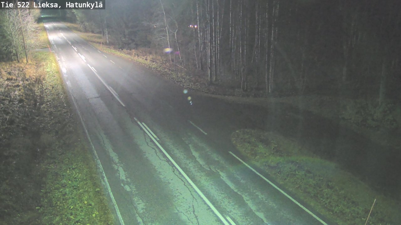 Weather Camera Image Väg 522 Lieksa, Hatunkylä, Lieksa, Pohjois-Karjala