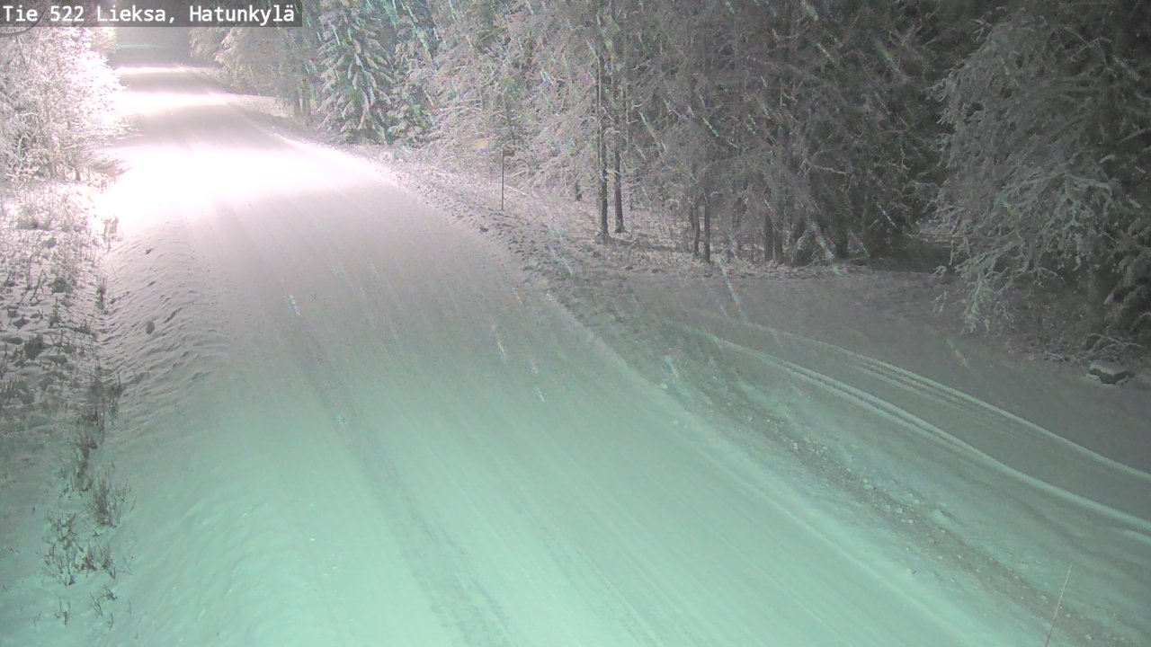 Weather Camera Image Väg 522 Lieksa, Hatunkylä, Lieksa, Pohjois-Karjala