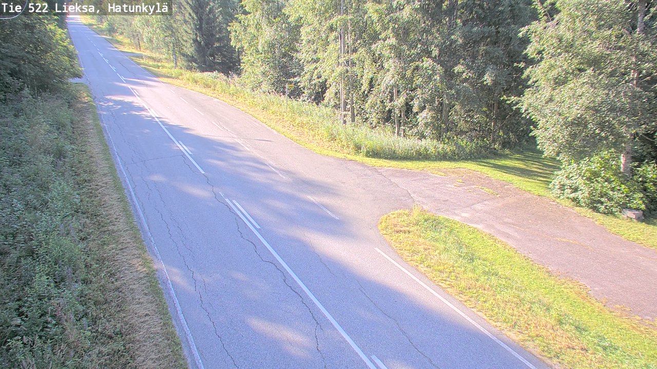 Weather Camera Image Road 522 Lieksa, Hatunkylä, Lieksa, Pohjois-Karjala