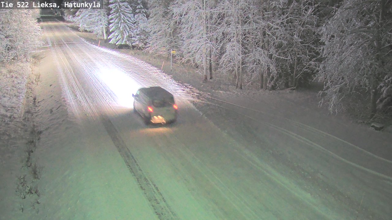 Weather Camera Image Väg 522 Lieksa, Hatunkylä, Lieksa, Pohjois-Karjala
