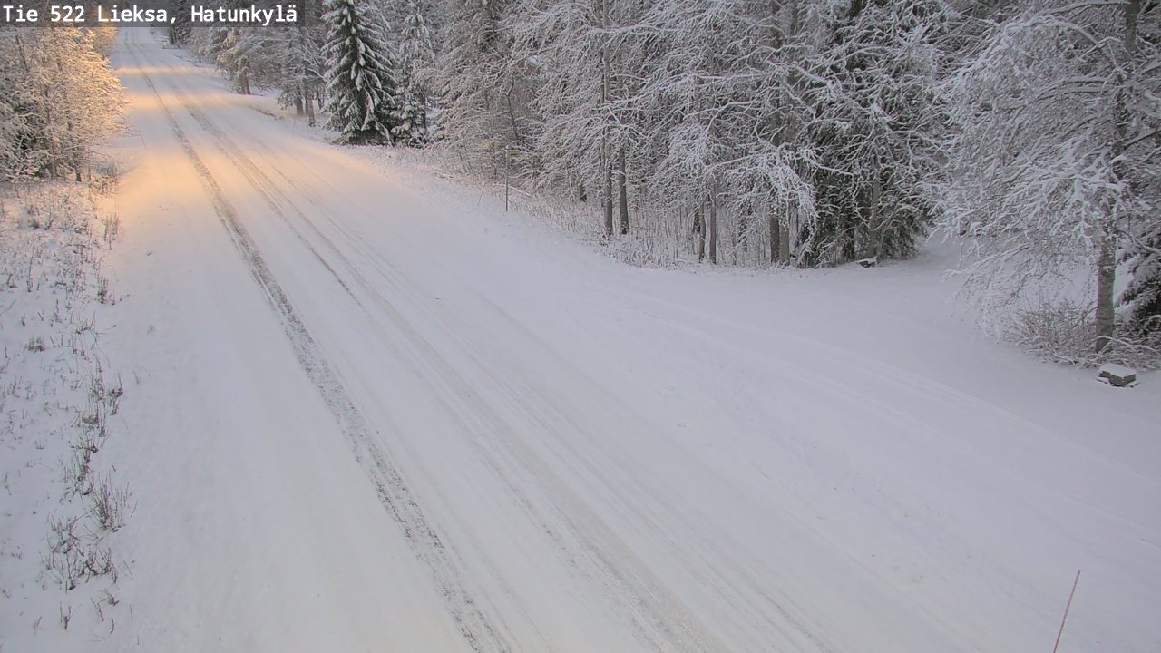 Weather Camera Image Väg 522 Lieksa, Hatunkylä, Lieksa, Pohjois-Karjala