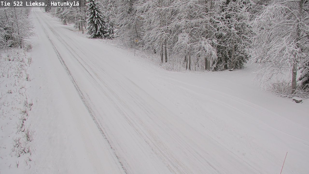 Weather Camera Image Väg 522 Lieksa, Hatunkylä, Lieksa, Pohjois-Karjala
