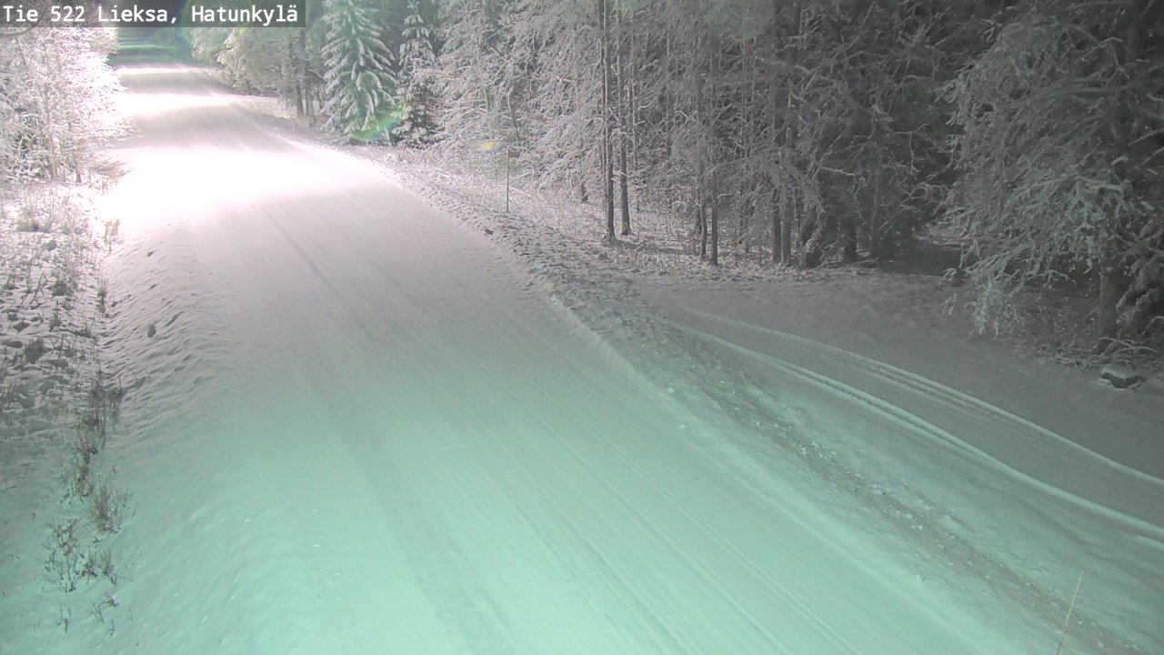 Weather Camera Image Väg 522 Lieksa, Hatunkylä, Lieksa, Pohjois-Karjala
