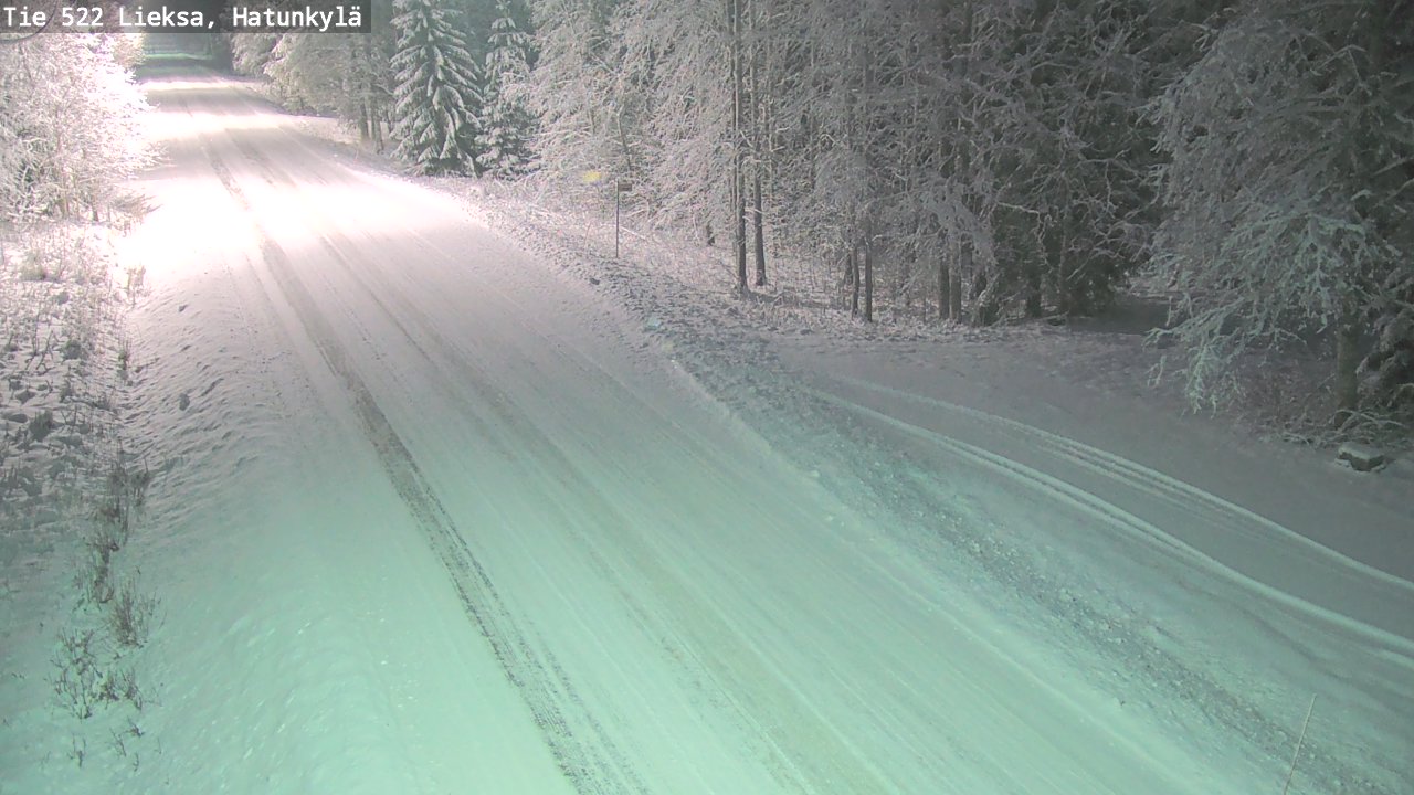 Weather Camera Image Väg 522 Lieksa, Hatunkylä, Lieksa, Pohjois-Karjala
