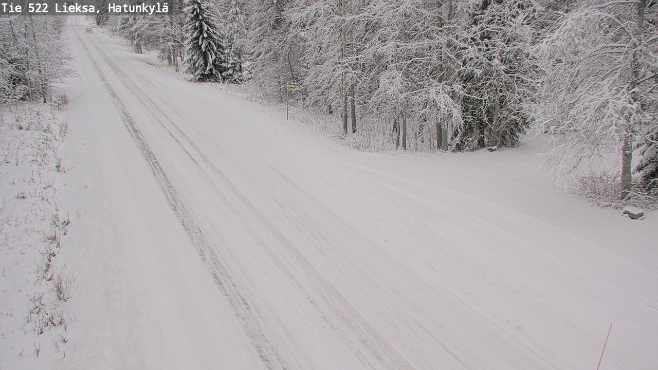 Weather Camera Image Väg 522 Lieksa, Hatunkylä, Lieksa, Pohjois-Karjala
