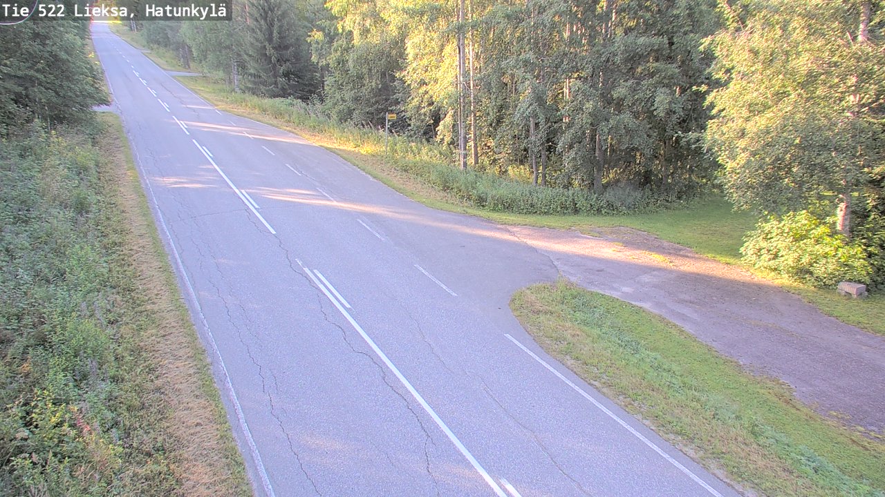 Weather Camera Image Väg 522 Lieksa, Hatunkylä, Lieksa, Pohjois-Karjala