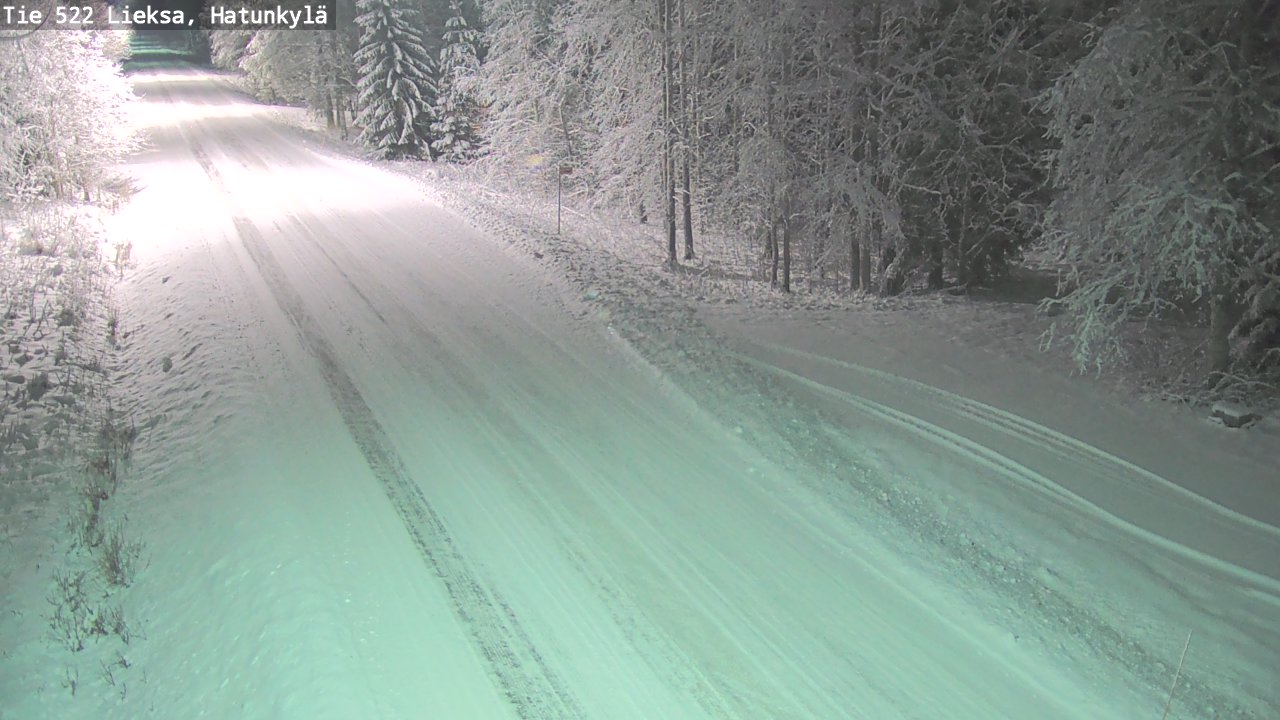 Weather Camera Image Väg 522 Lieksa, Hatunkylä, Lieksa, Pohjois-Karjala