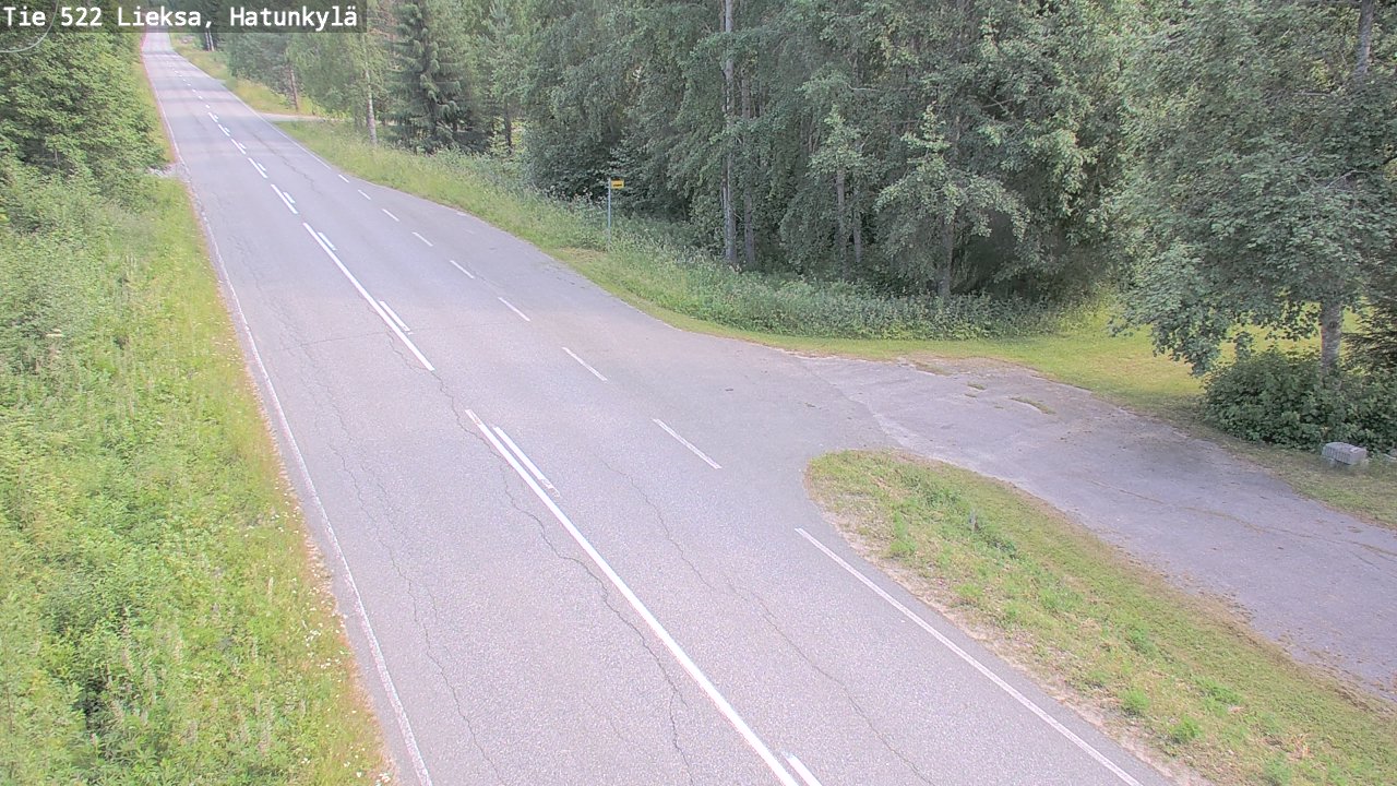 Weather Camera Image Road 522 Lieksa, Hatunkylä, Lieksa, Pohjois-Karjala