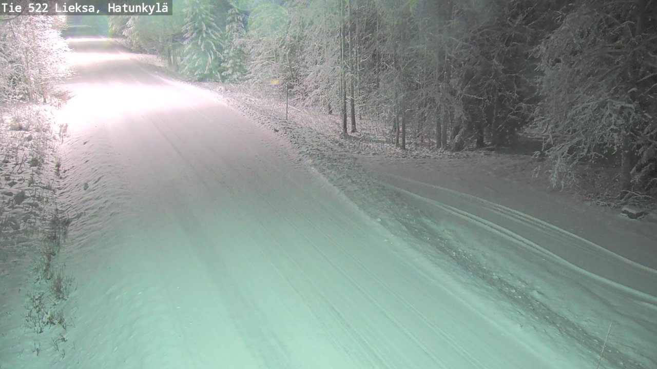 Weather Camera Image Väg 522 Lieksa, Hatunkylä, Lieksa, Pohjois-Karjala