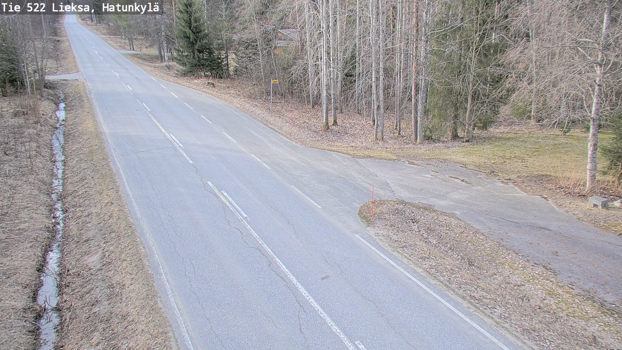 Weather Camera Image Väg 522 Lieksa, Hatunkylä, Lieksa, Pohjois-Karjala