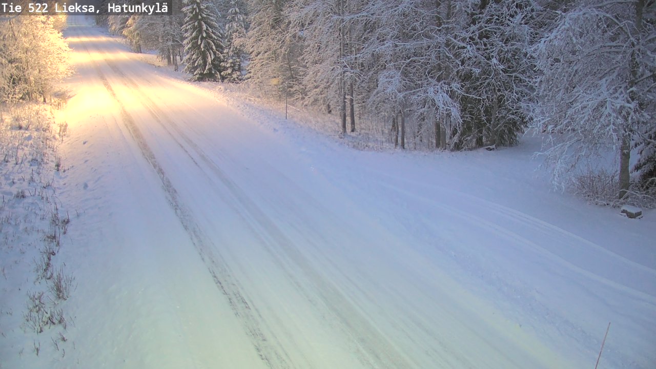 Weather Camera Image Väg 522 Lieksa, Hatunkylä, Lieksa, Pohjois-Karjala