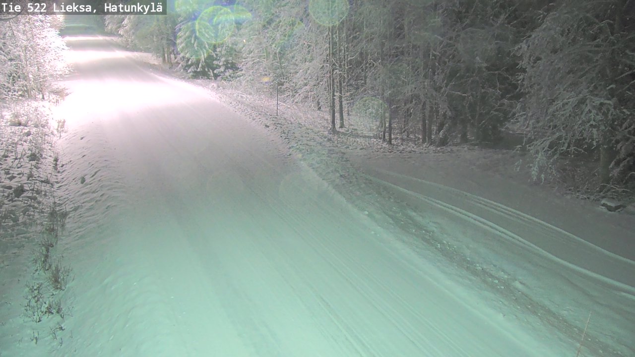 Weather Camera Image Väg 522 Lieksa, Hatunkylä, Lieksa, Pohjois-Karjala