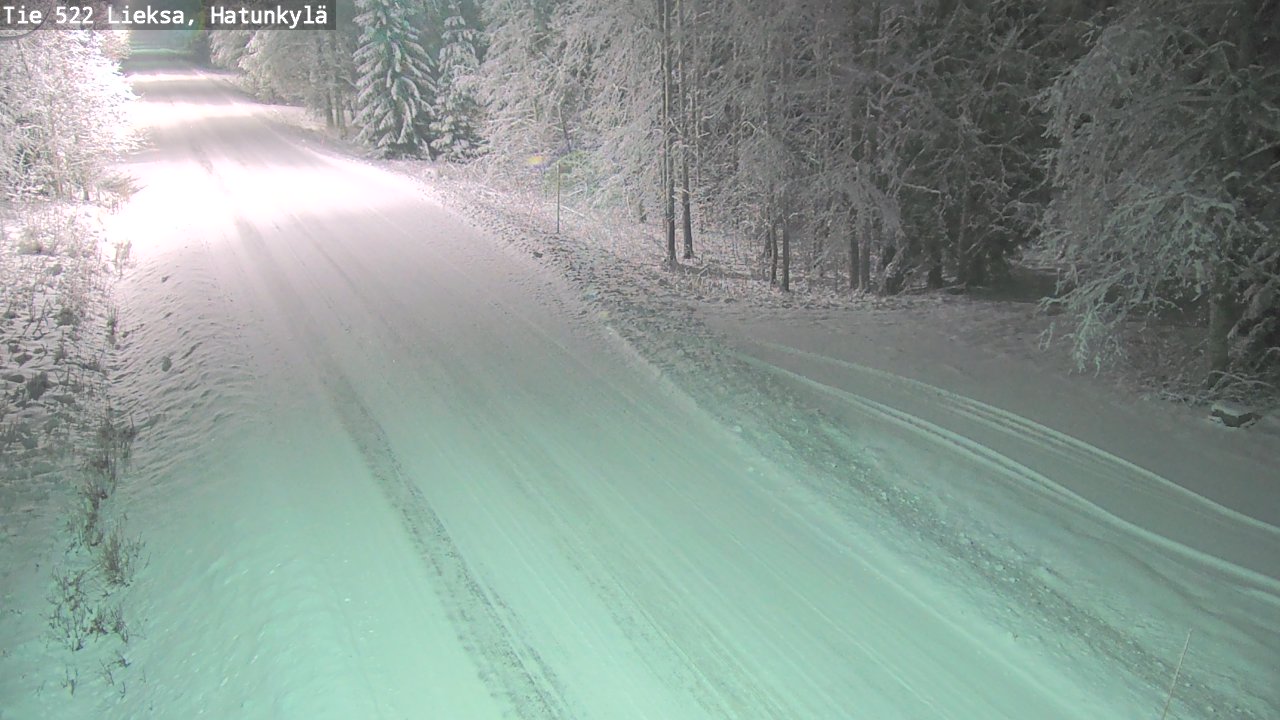 Weather Camera Image Väg 522 Lieksa, Hatunkylä, Lieksa, Pohjois-Karjala